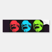 Karl Marx Collage Bildekal