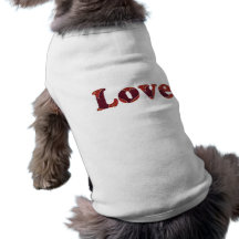 Kärlek - älsklings- bekläda hund tee