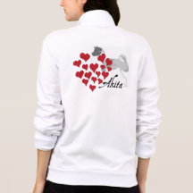 Kärlek är en Hoodie för Akita hundvinande