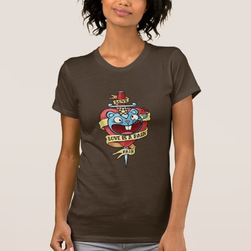 Kärlek är en smärta t-shirts
