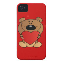 KÄRLEK C FÖR HJÄRTA FÖR NALLE FÖR 2488 TEDDYBEAR H Case-Mate iPhone 4 FODRAL