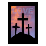 KÄRLEK - kort för Romans5:8område/, Visit Kort