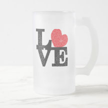 Kärlek kvadrerad blom- Imprint Kaffe Koppar