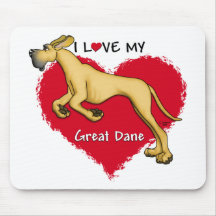 Kärlek lismar great dane UC Mus Mattor