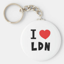 Kärlek London Nyckelring