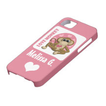 Kärlekapa - fodral för iPhone 5 för gullig personl iPhone 5 Case-Mate Fodral