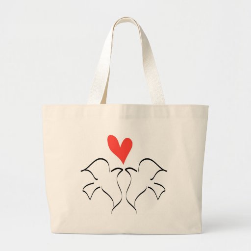 Kärlekduvor Tote Bags