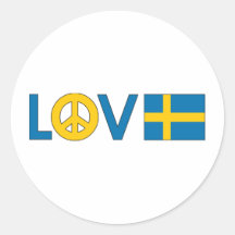 Kärlekfredsverige Klistermärken