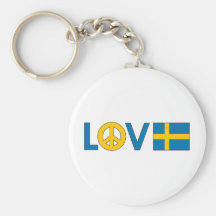 Kärlekfredsverige Nyckel Ring