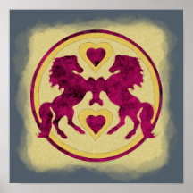 KÄRLEKHÄSTAR POSTERS