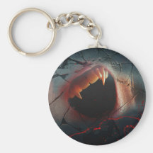 Kärlekmen, blodig vampyrbita nyckel ring
