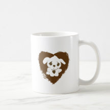 Kärlekvalpar Kaffe Kopp