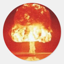 kärn--explosion klistermärken