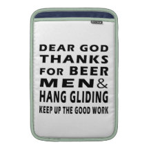 Kärt gudtack för ölmanar- och hängningglidning MacBook sleeve