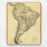 Karta 1817 av South America Mus Mattor