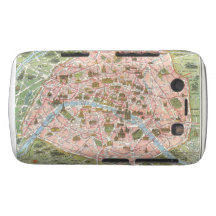 Karta av det Paris blackberry boldfodral Blackberry Skydd