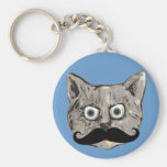 katt mustasch nyckelringar