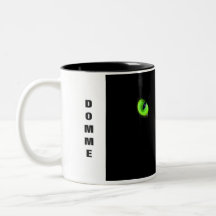 KATT ÖGA DOMME KAFFE KOPPAR