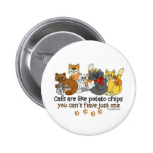 Katter är lika potatischiper pins