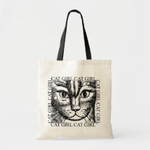 Kattflicka Tote Bag