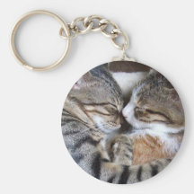 Kattkärlek Keychain Nyckelring