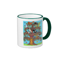 Kattlivets träd 2 kaffe kopp