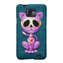 Kattunge för lila- och blåttZombiesocker Galaxy SII Skydd