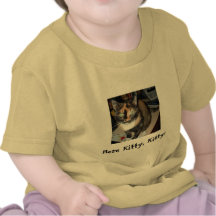 Kattunge för spädbarnT- "här, kattunge! ", Tshirts