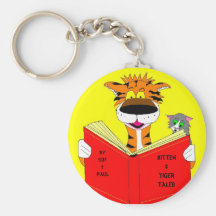 Kattunge- & tigersagor, nyckel ring