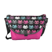 Kattungemessenger bag vid ludd