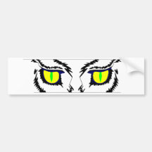 katzenaugen cat eyes autosticker