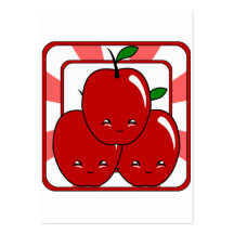 Kawaii Apple basket (pojken) Visitkort Mall