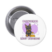 Kawaii Beauceron samlar Obedience Pins