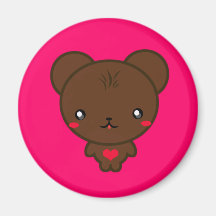 Kawaii björn magneter för kylskåp
