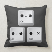 Kawaii Ctrl Alt Del Skriva - Reboot Kuddar