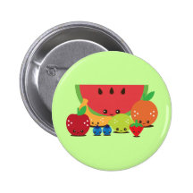 Kawaii fruktgrupp pins