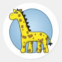 Kawaii giraffklistermärkear