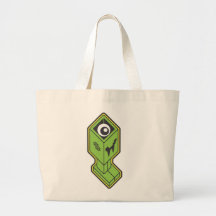 Kawaii gullig vampyrrobot tote bags