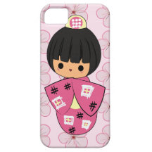 Kawaii Kokeshi dockaiphone case iPhone 5 Skal