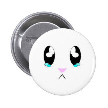 Kawaii ledset kaninansikte nål