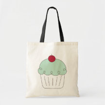 Kawaii muffin med körsbäret överst kassar