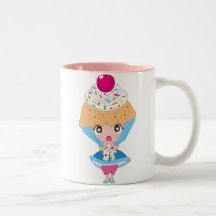 Kawaii muffinflicka muggar