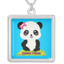 Kawaii Pandahalsband