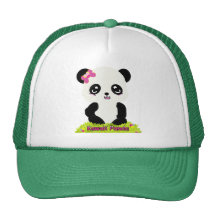 Kawaii Pandahatt Trucker Kepsar
