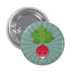 Kawaii rädisa på krickan Starburst Knapp