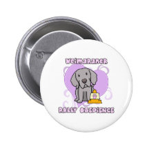 Kawaii Weimaraner samlar Obedience Nål