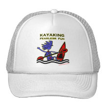 Kayaking oförskräckt roligt keps