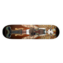 "Kayla" Steampunk felik konstSkateboard