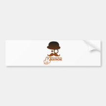 Keep calm and be a Moustache - by www.Codeshirt24. Autoaufkleber