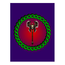 Kelten Kreis celtic circle Postkarte
